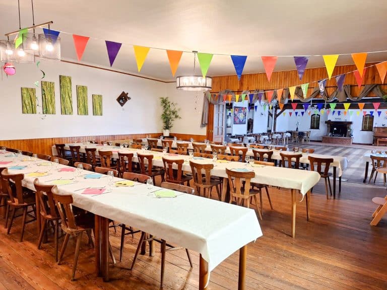 Salle de banquet pour les anniversaires